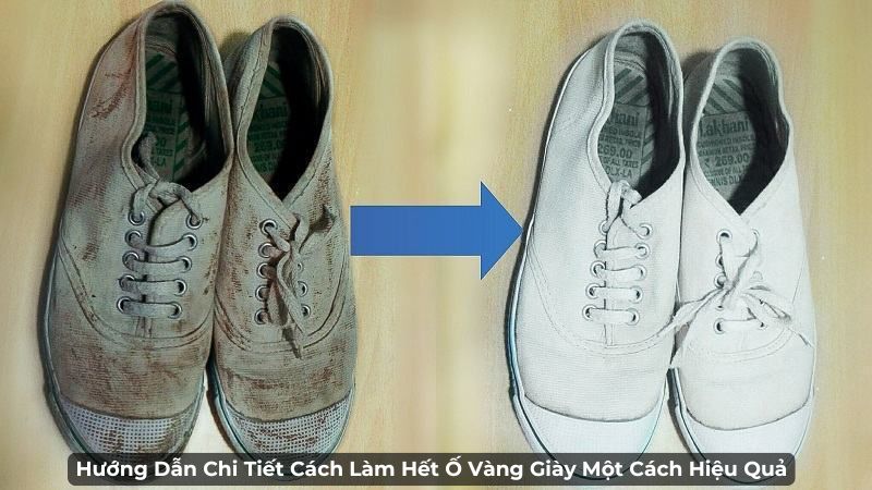 Hướng Dẫn Chi Tiết Cách Làm Hết Ố Vàng Giày Một Cách Hiệu Quả